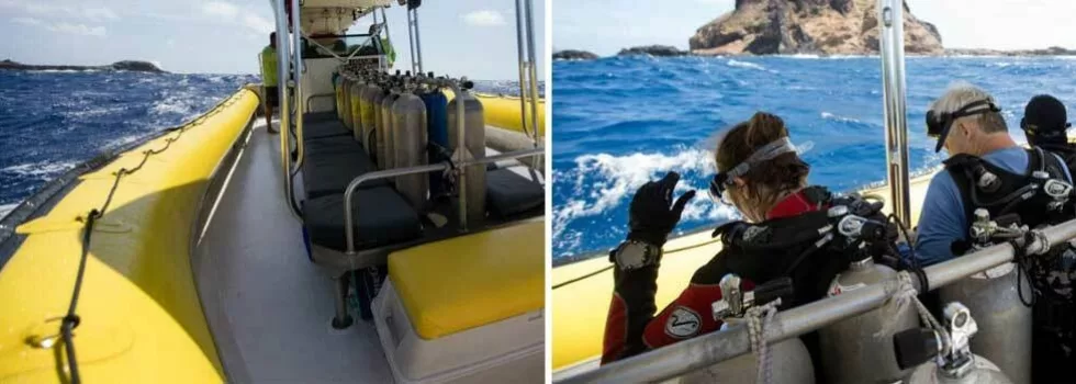Maui scuba dive boat