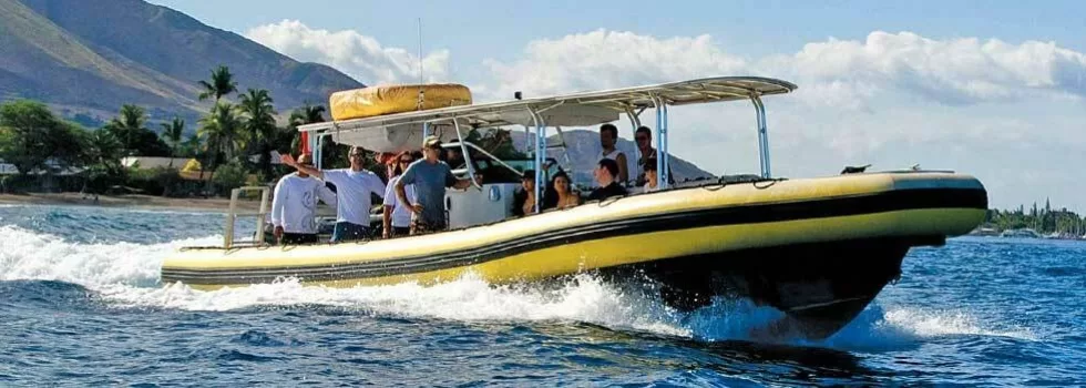 Maui scuba diving boat
