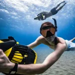 Sea scooter snorkeling on west maui thumb