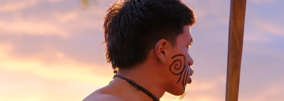 Male luau dancer maui