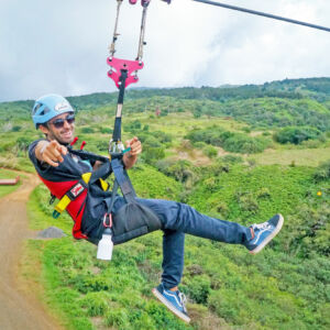 Zipline in the West Maui Mountains