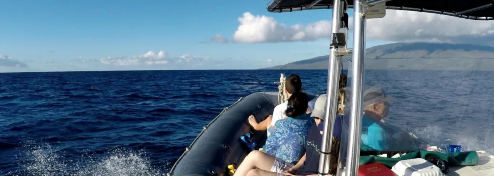 Boat tour to lanai