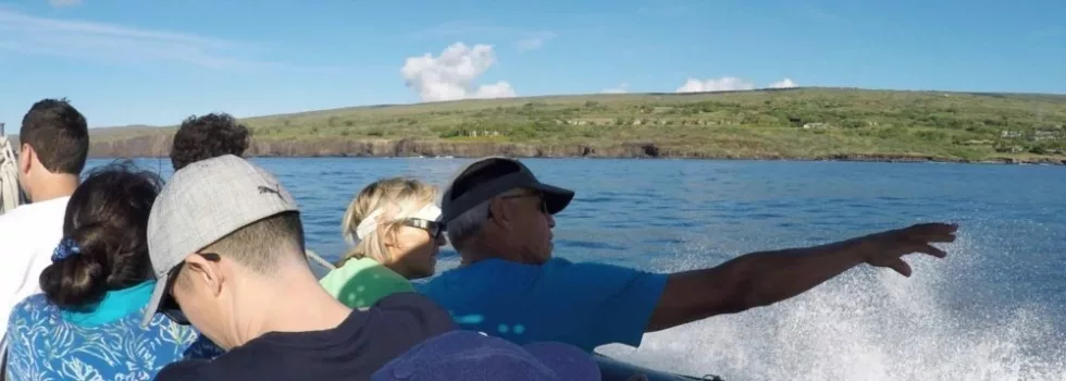 Take a boat to lanai