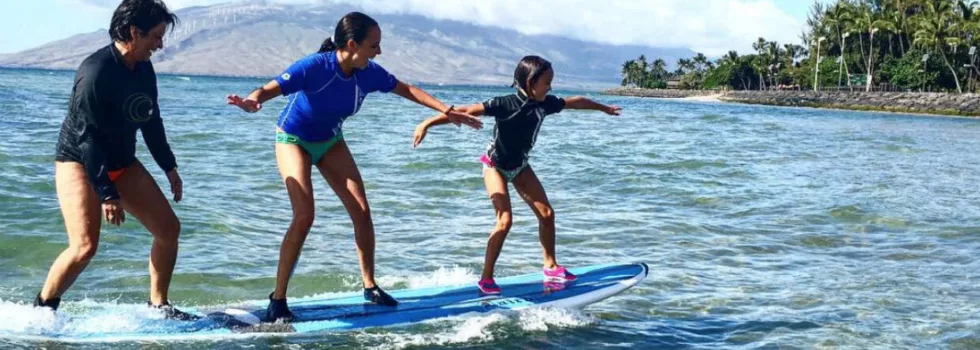 Family surf school maui hawaii