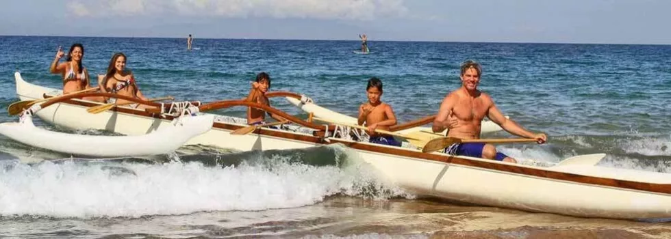 Maui canoe paddle snorkel tour