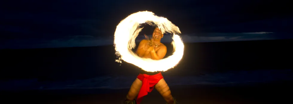 Fire dance maui