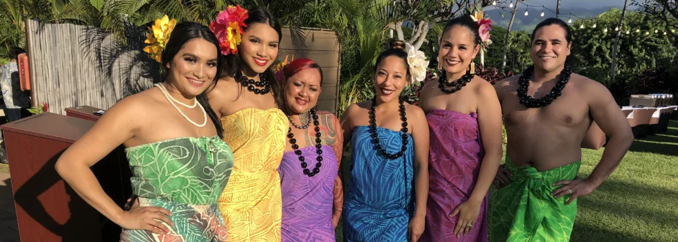 Luau greeters maui
