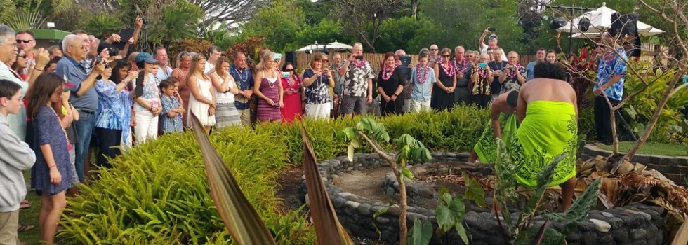 Unvieling the imu oven maui luau