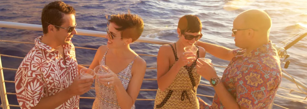 Maui cocktail catamaran