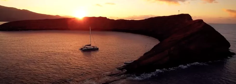 Sunrise over molokini