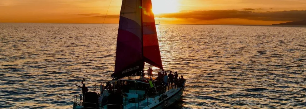Maui tiki bar catamaran thumb