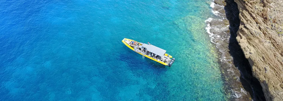 Molokini speedboat