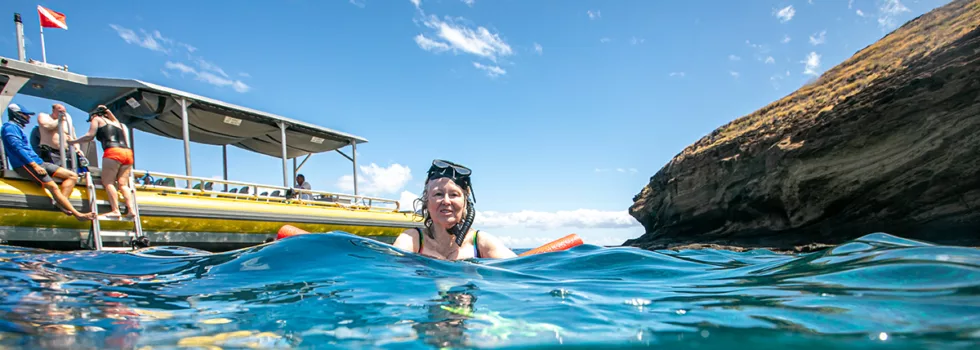 Molokini snorkel guest