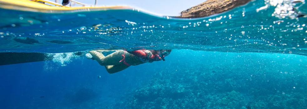 Molokini snorkeling boat