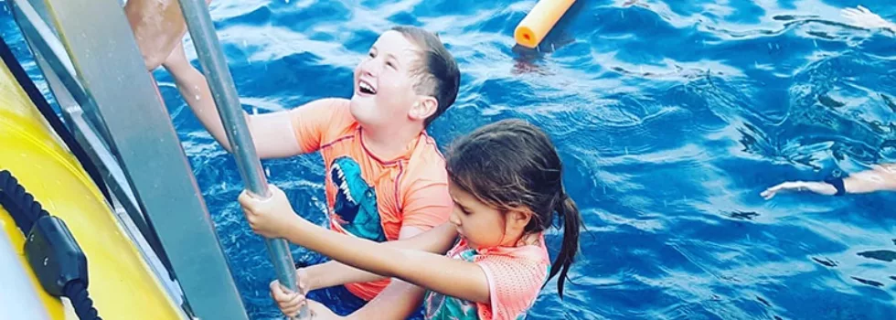 Molokini snorkeling kids