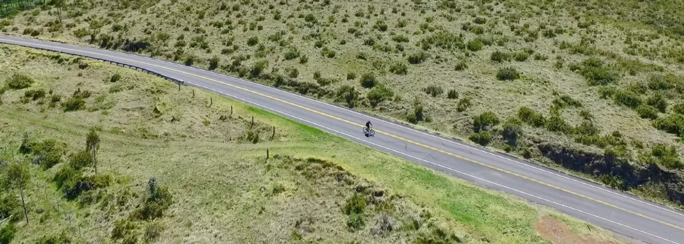 Maui bike tour down mountain