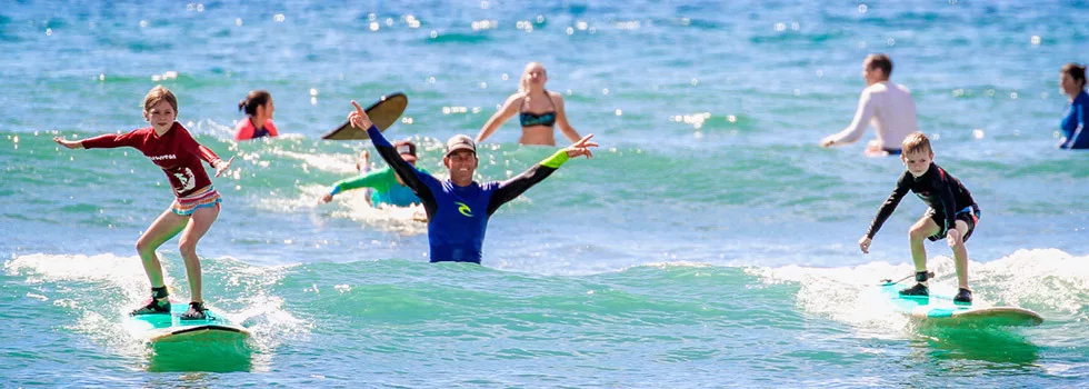 Surf class for kids maui