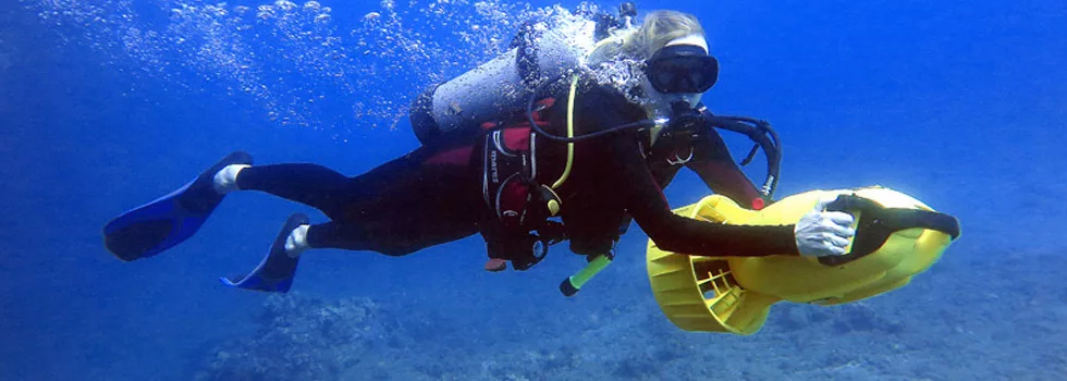Scuba scooters on wailea maui