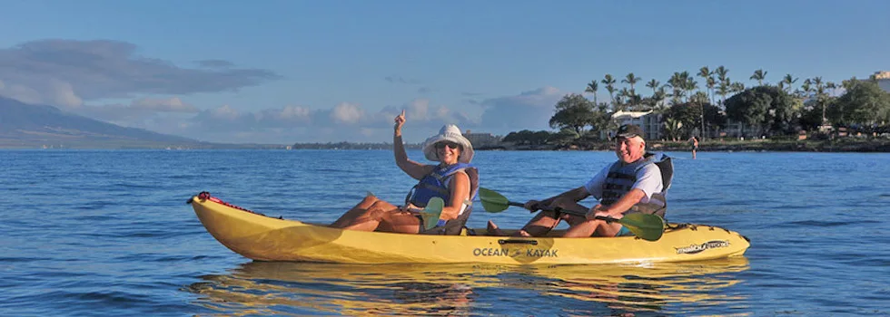 Learn to kayak wailea