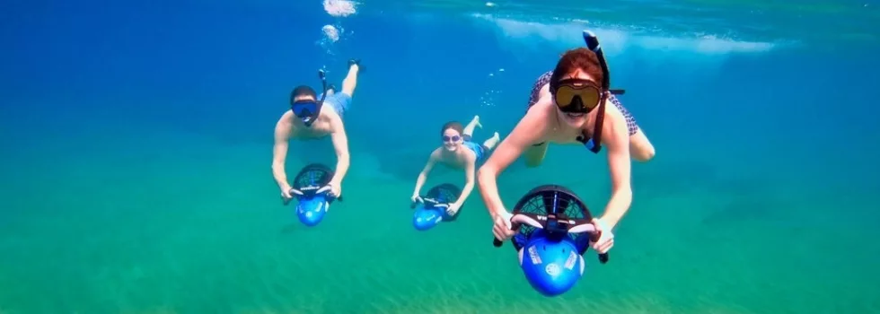 Scooter snorkel thumb