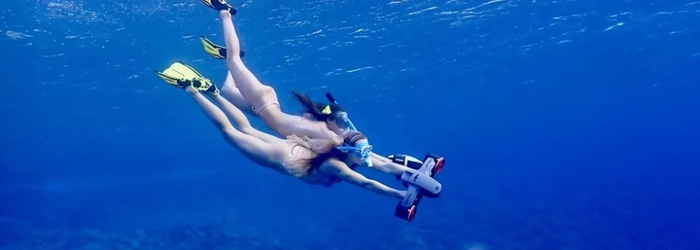 Scooter snorkel maui
