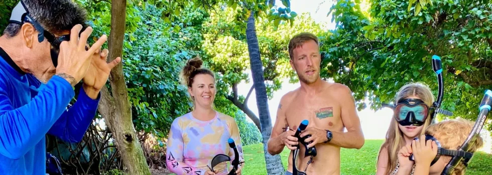 Snorkeling lessons on maui