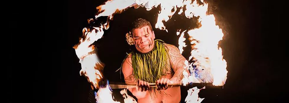 Hawaii Hula Fire Dancer