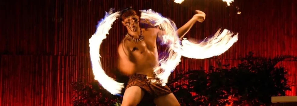 Best luau dancers on beach maui