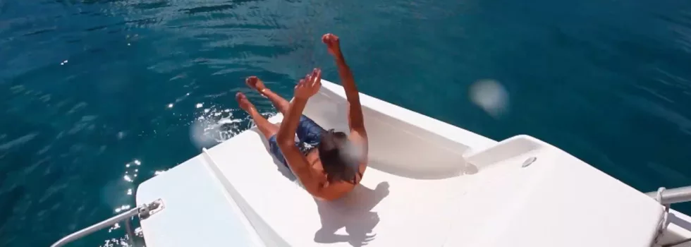 Catamaran water slide maui