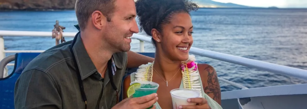 Romantic couple maui dinner cruise
