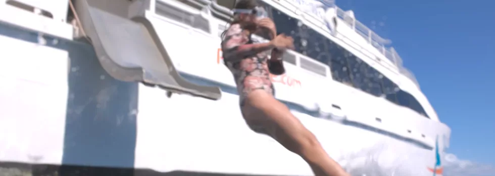 Waterslide molokini boat