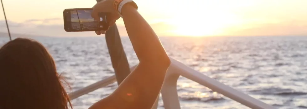 Photograph the sunset maui