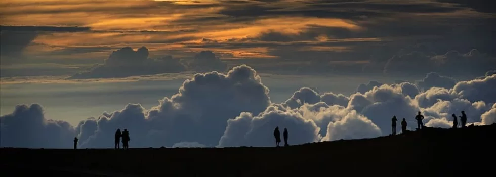 Maui haleakala sunset