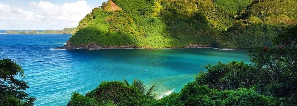 Maui road to hana ocean view