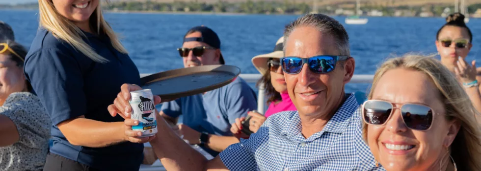 Local beer on maui dinner cruise
