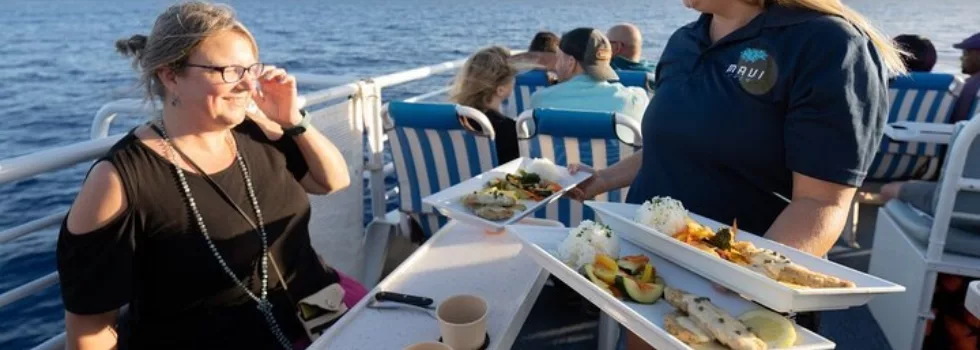 Dinner is served maui