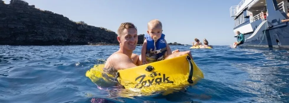 Baby friendly snorkel tour maui