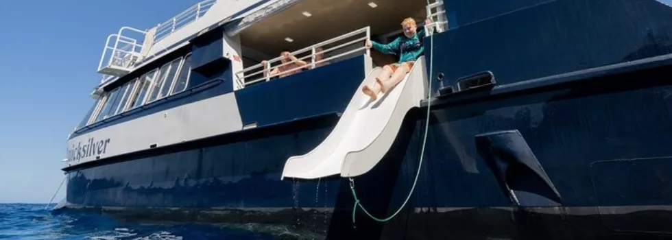 Waterslide maui snorkel boat