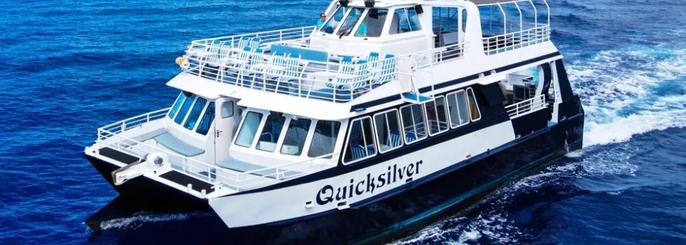 Double decker snorkel catamaran maui