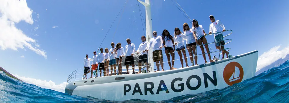 Private charter catamaran crew maui