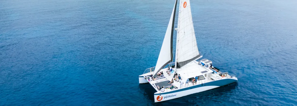 Anchored on west maui olowalu