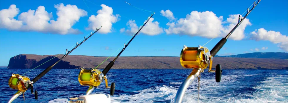 Rods and reels maui fishing charter