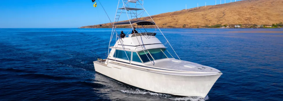 Maui sportfishing boat