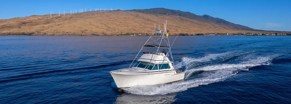 Nice fishing boat maui