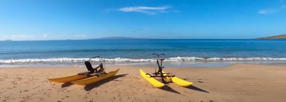 Water biking maui