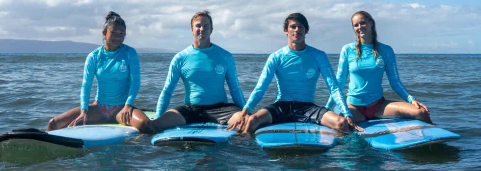 Group surf lesson wailea maui