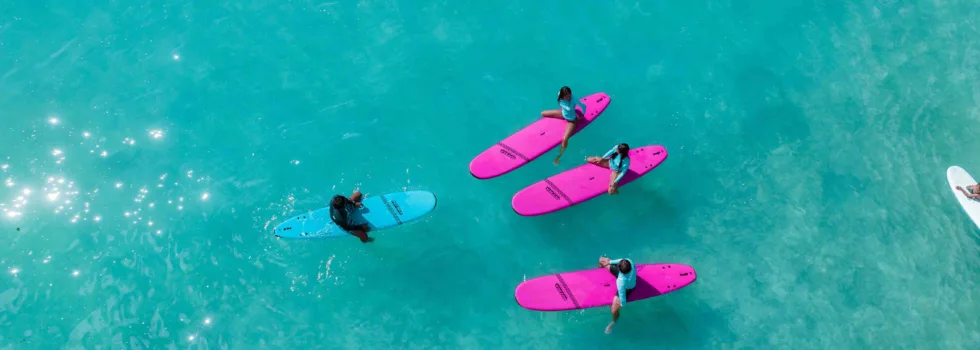 Wailea maui surf lesson group