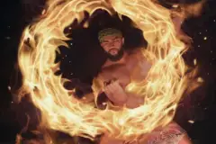 Mauka Warriors Luau Dinner Show: Hawaiian warrior fire show