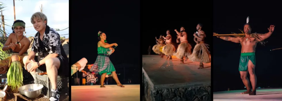 Collage luau on oahu
