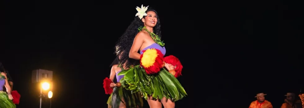 Female hula dancer hawaii luau